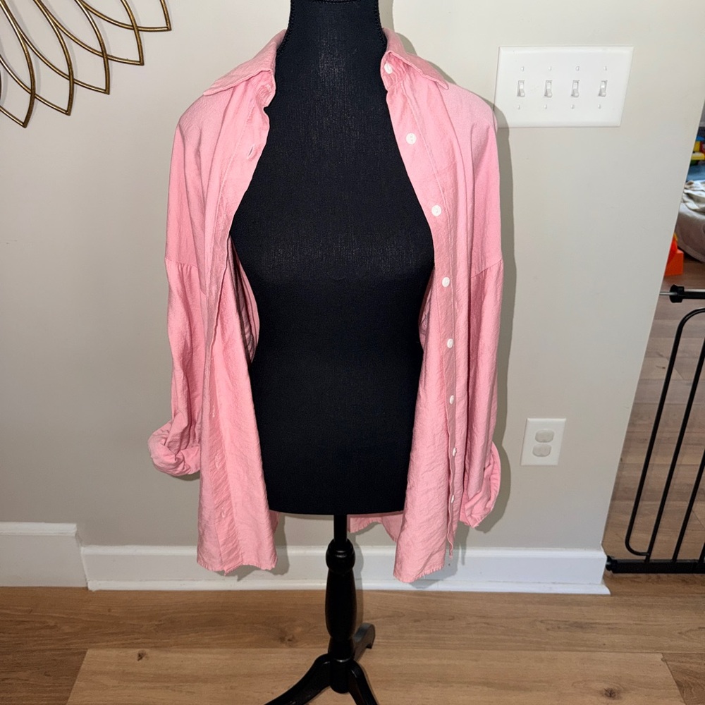Princess Polly Long Sleeve Button-Down Shirt - Picture 2 of 8